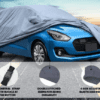 Car Body Cover For Tata Indica With Mirror Pockets Grey - Image 2