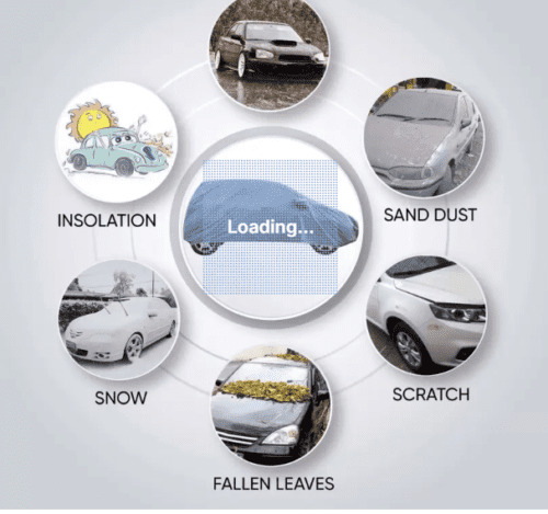 Mahindra Scorpio Car Body Cover Water and Dust Proof - Image 3