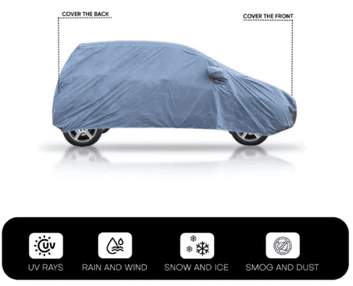 Mahindra Scorpio Car Body Cover Water and Dust Proof - Image 4