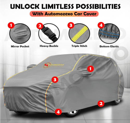 Mahindra Scorpion Body Cover Waterproof and Outdoor Indoor Parking Protection - Image 3