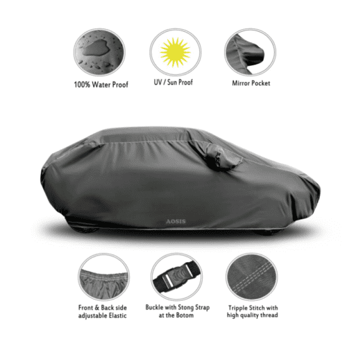 Waterproof Car Body Cover for Chevrolet Cruze with Mirror Pocket - Image 2