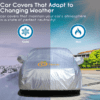 Car Cover for Chevrolet Cruze Waterproof Cover with Triple Stitching - Image 3