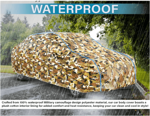 Dust and UV Heat Resistant Car Cover for Chevrolet Tavera - Image 4