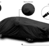 Waterproof Car Body Cover for Chevrolet Spark with Mirror Pocket - Image 3