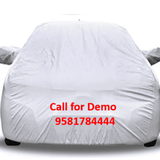 Car Body Cover For Chevrolet Spark With Mirror Pockets Silver