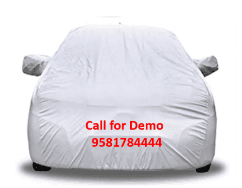 Car Body Cover For Chevrolet Spark With Mirror Pockets Silver