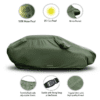 Waterproof Car Body Cover for Chevrolet Optra with Mirror Pocket - Image 2