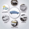 Volkswagen Jetta Car Body Cover Water Dust And UV Proof - Image 3
