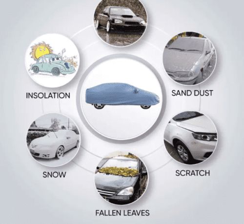 Volkswagen Jetta Car Body Cover Water Dust And UV Proof - Image 3