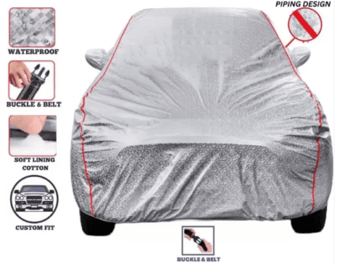 Volkswagen Taigun Car Water and Dust Proof Body Cover - Image 3