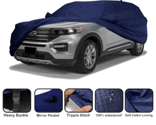Car Body Cover for Kia Carens Water and Dust proof - Image 2