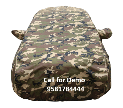 Waterproof Car Body Cover Compatible with Kia Carens Army Color