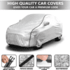 Waterproof Car Body Cover for Kia Sonet with Mirror Pocket - Image 5