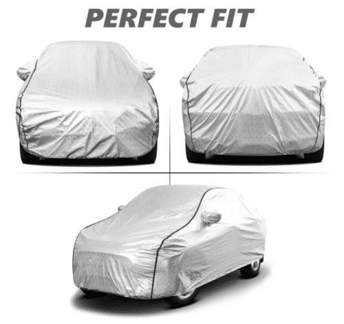 Waterproof Car Body Cover for Kia Sonet with Mirror Pocket - Image 6
