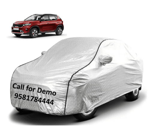 Waterproof Car Body Cover for Kia Sonet with Mirror Pocket