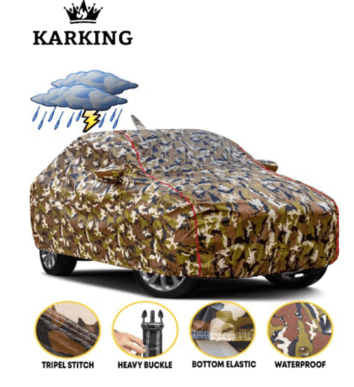 Car Body Cover Waterproof for Kia Sonet with Triple Stitch - Image 2