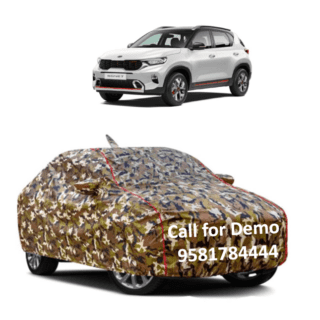 Car Body Cover Waterproof for Kia Sonet with Triple Stitch