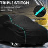 Waterproof Fully Body Car Cover Kia Sonet with Triple Stitch - Image 4