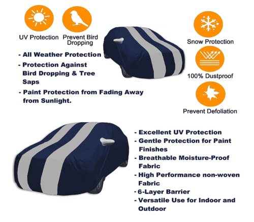 Honda Amaze Car Body Cover Water and Dust Resistant - Image 2