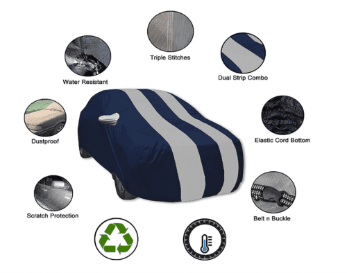 Honda Amaze Car Body Cover Water and Dust Resistant - Image 3
