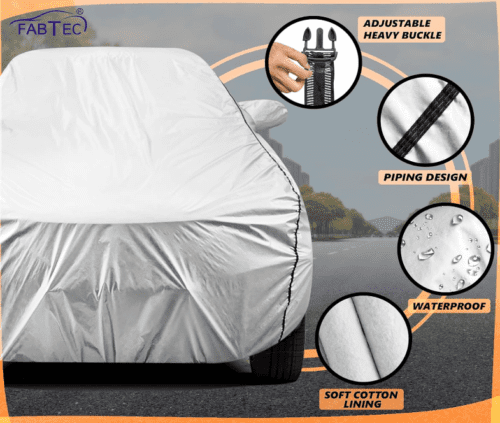 Waterproof Car Body Cover for Honda Amaze with Triple Stitched - Image 3