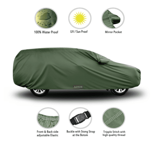 Water and Dust Resistant Car Cover Compatible with Honda Elevate - Image 2