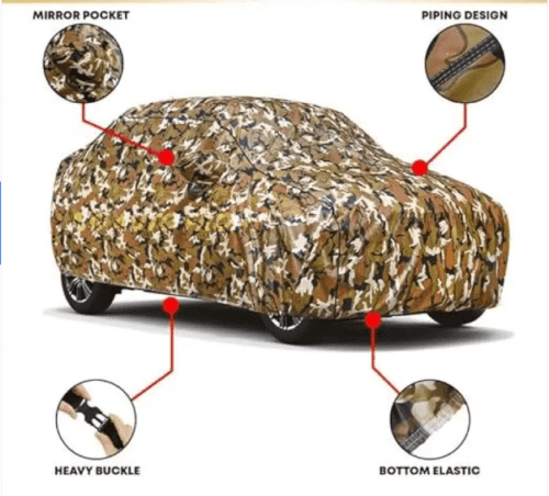 Car Body Cover For Honda Brio Water and Dust proof - Image 3
