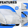 Waterproof Dust and UV Heat Resistant Car Cover Honda Accord - Image 4