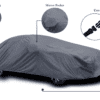 Honda City Car Body Cover Waterproof with Triple Stitched - Image 4