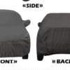 Car Body Cover For Honda WR-V Water and Dust Resistant - Image 2