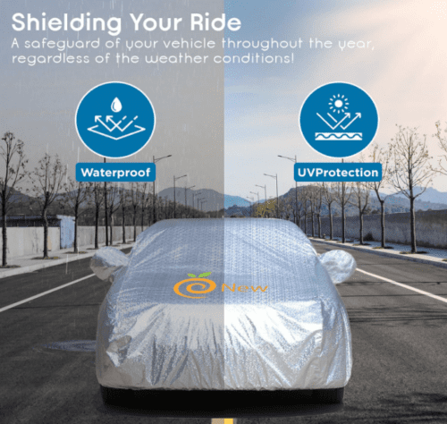 Waterproof Cover with Triple Stitching Car Cover for Honda WR-V - Image 4