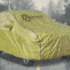 Honda BR-V Car Body Cover With Mirror Pockets Yellow Color - Image 4