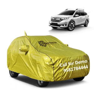 Honda BR-V Car Body Cover With Mirror Pockets Yellow Color