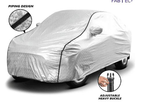 Waterproof Car Body Cover for Honda Jazz with Triple Stitched
