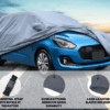 Waterproof Car Body Cover For Honda Jazz With Mirror Pockets - Image 2