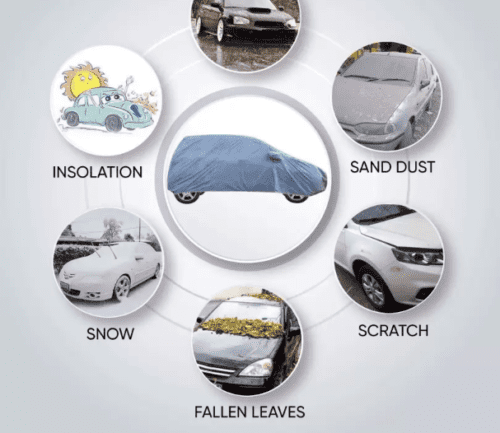 Water and Dust Proof Car Body Cover For Toyota Corolla - Image 3