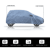 Waterproof Car Body Cover For Honda Jazz With Mirror Pockets - Image 4