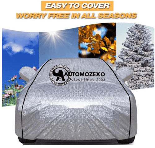 Car Body Cover for Toyota Camry Waterproof Elastic Triple Stitched - Image 3