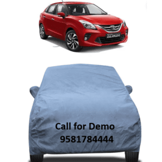 Car Body Cover For Toyota Glanza With Mirror Pockets Grey