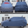 Car Body Cover For Toyota Rumion With Mirror Pockets Grey - Image 2