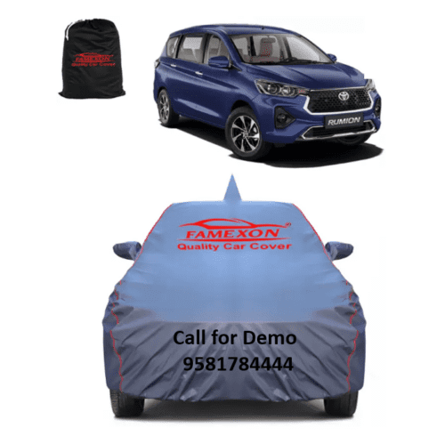 Car Body Cover For Toyota Rumion With Mirror Pockets Grey