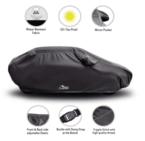 Water Resistant dust Proof  car Body Cover for Toyota Corolla - Image 3