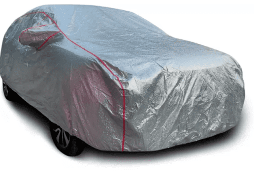 Car Body Cover For Toyota Vellfire With Mirror Pockets Silver - Image 2