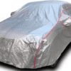 Car Body Cover For Toyota Vellfire With Mirror Pockets Silver - Image 4