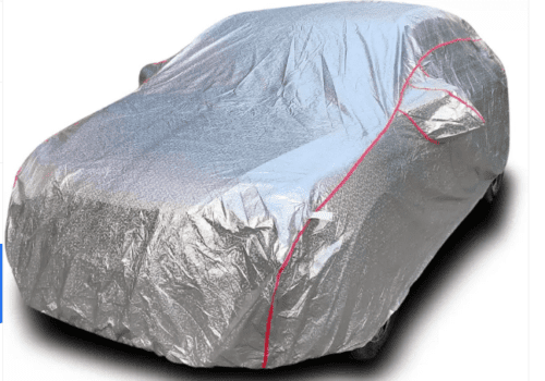 Car Body Cover For Toyota Vellfire With Mirror Pockets Silver - Image 4