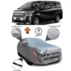 Car Body Cover For Toyota Vellfire With Mirror Pockets Silver