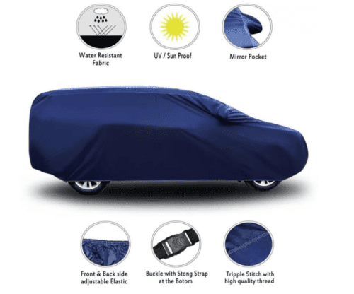 Car Body Cover for Toyota Vellfire Anti Dust Water Resistant - Image 2