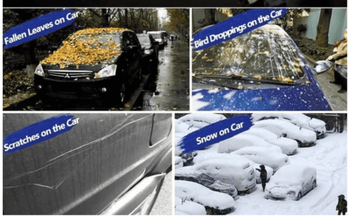 Car Body Cover for Toyota Vellfire Anti Dust Water Resistant - Image 4