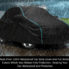 Car Body Cover For Toyota Innova Hycross Water Resistant - Image 3