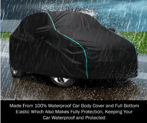 Car Body Cover For Toyota Innova Hycross Water Resistant - Image 3